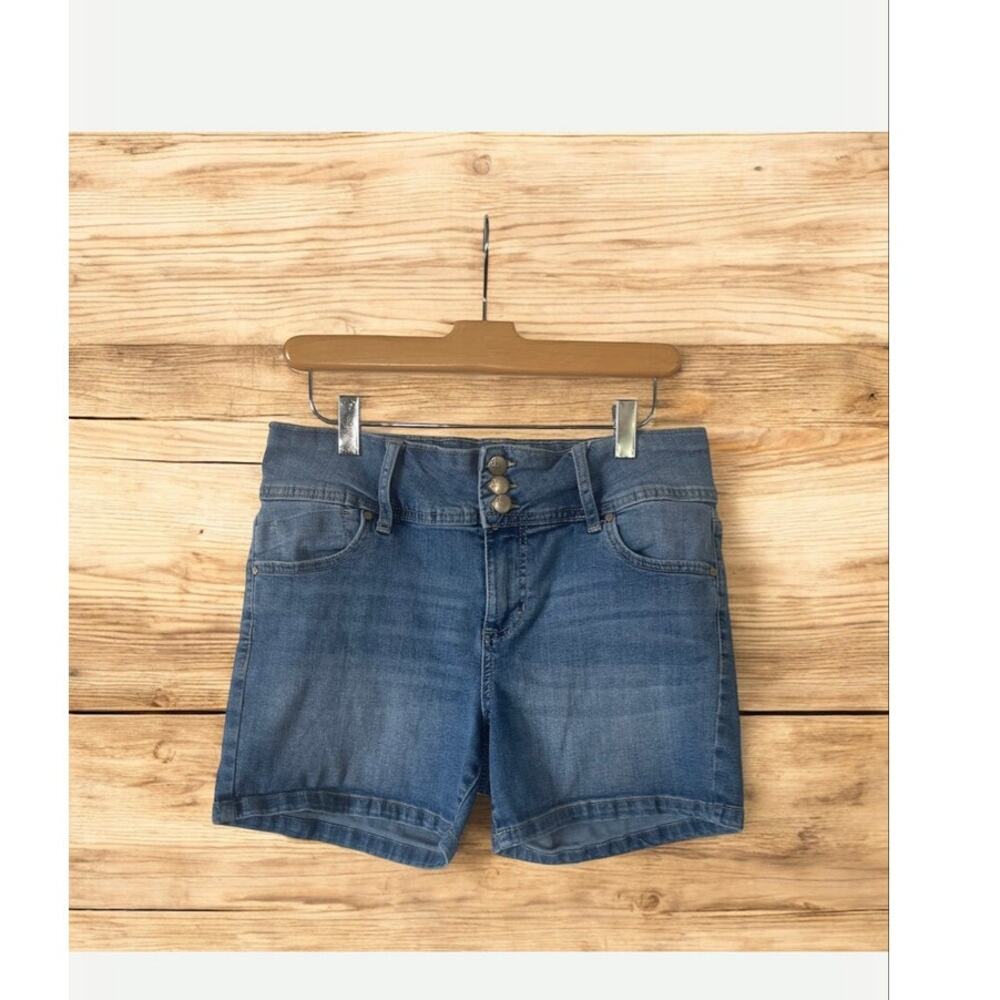 D.jeans Shorts Women’s Blue Denim Stretch Zip Fly Size 12